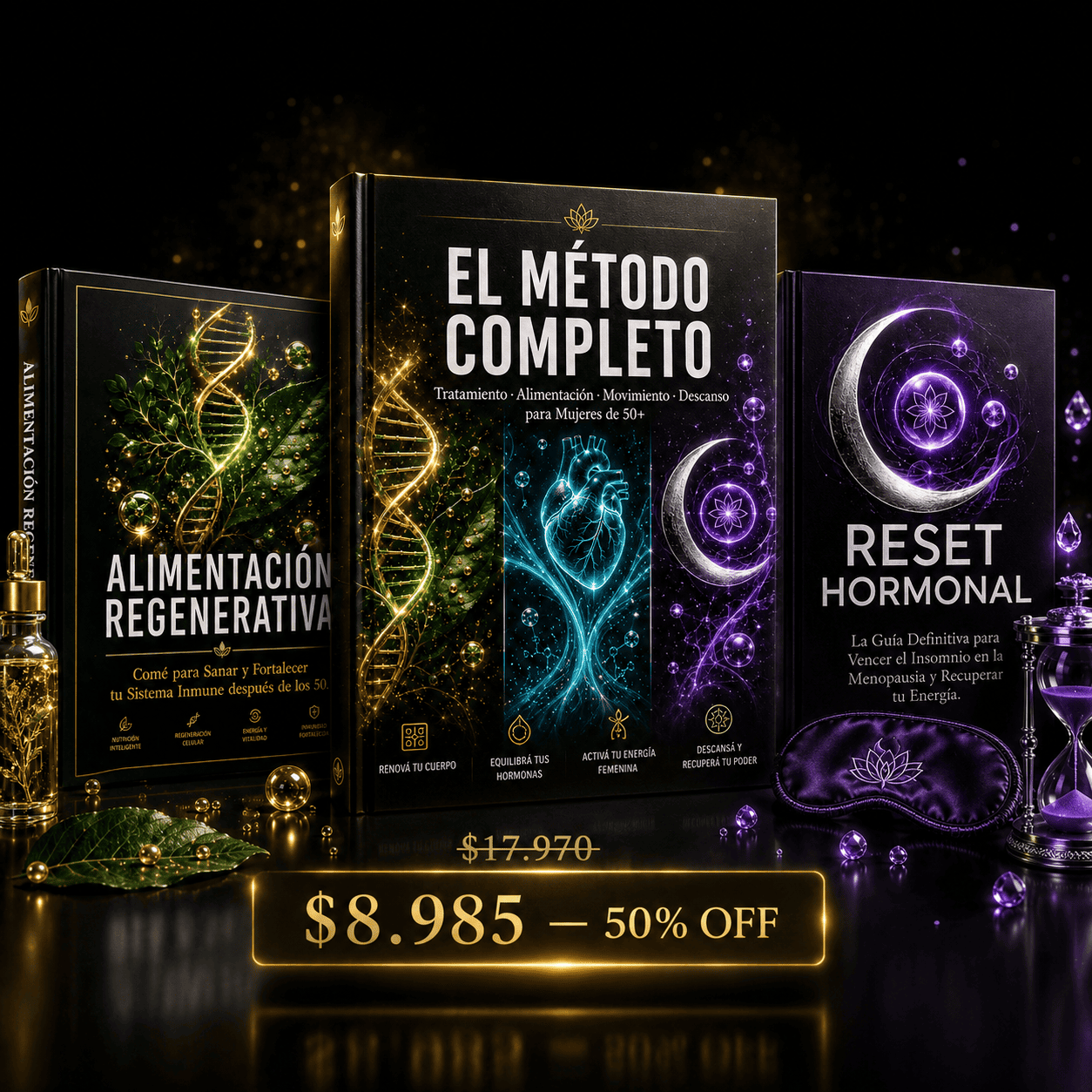 El Método Completo: Tratamiento, Alimentación, Movimiento y Descanso para Mujeres de 50